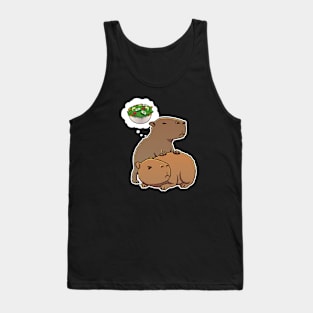 Capybara thinking about Salad Tank Top